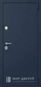 Входная дверь с порошковым напылением №66 внешняя - фото