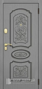Входная дверь с ламинированным ДСП №87 внешняя - фото