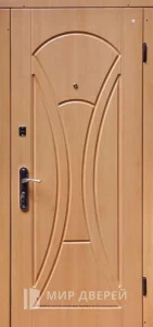 Входная дверь с МДФ накладкой на дачу №73 внешняя - фото