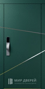 Дверь входная металлическая с умным замком №24 внешняя - фото