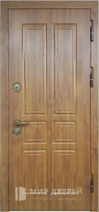 Входная дверь с фрезеровкой МДФ №547 внешняя - фото