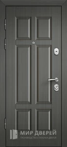 Дверь уличная серая №19 внутренняя - фото