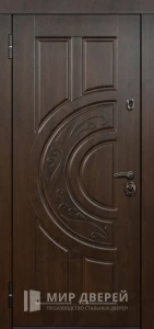 Входная дверь с накладкой №534 внутренняя - фото