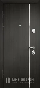 Входная дверь МДФ ПВХ венге №3 внутренняя - фото