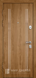 Дверь входная для деревянной дачи №12 внутренняя - фото