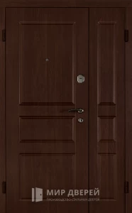 Двухстворчатая дверь металлическая в квартиру на заказ №4 внутренняя - фото