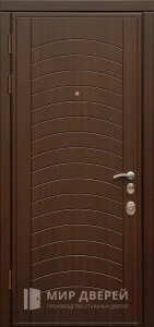 Дверь в дом из сруба №20 внутренняя - фото