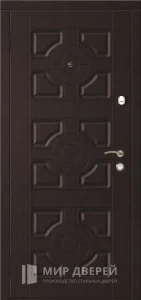 Входная дверь в современном стиле в дом №5 внутренняя - фото