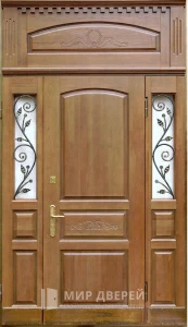 Дверь элитная для парадного входа №347 внешняя - фото