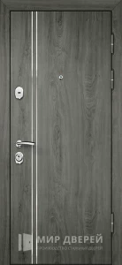 Двухконтурная дверь в современном стиле для дома №2 внешняя - фото