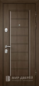 Межкомнатная металлическая дверь с замком №29 внешняя - фото