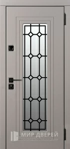 Входная дверь из стекла для частного дома №6 внешняя - фото