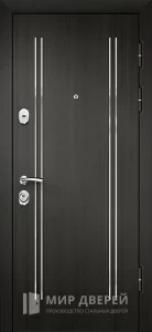 Дверь входная цвет венге №14 внешняя - фото