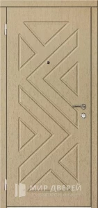 Стальная дверь с МДФ панелью на дачу №29 внутренняя - фото