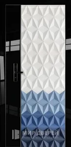 Входная дверь электронная с биометрическим замком №43 внешняя - фото