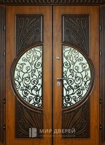 Дверь железная в парадную №104 внешняя - фото