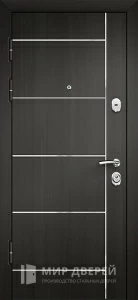 Входная металлическая дверь с МДФ в гостиницу №10 внутренняя - фото
