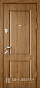 Современная входная дверь с терморазрывом бук №12 внешняя - фото