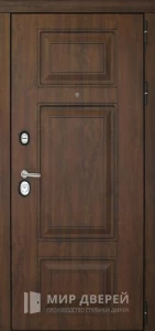 Металлическая входная дверь МДФ №505 внешняя - фото