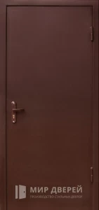 Дверь в дом с порошковым напылением и МДФ №23 внешняя - фото