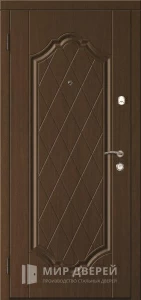 Дверь входная уличная утепленная в коттедж №22 внутренняя - фото