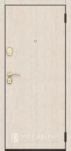 Дверь входная с ламинатом в квартиру №75 внешняя - фото