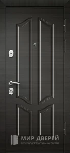 Темная входная дверь с виноритом №1 внешняя - фото