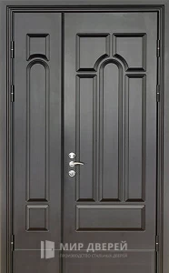 Дверь входная двухстворчатая металлическая №27 внешняя - фото