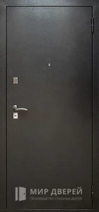 Входная металлическая дверь на улицу №12 внешняя - фото