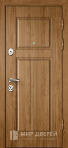 Металлическая дверь для деревянного дома №24 внешняя - фото