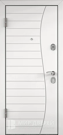 Фото 2 «Белая глянцевая входная дверь №26»