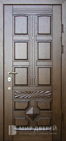 Фото «Уличная дверь с МДФ накладкой в коттедж №7»