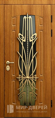 Фото «Металлическая кованая дверь №9»