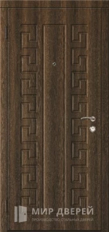 Фото 2 «Входная дверь с МДФ накладкой в частный дом №75»