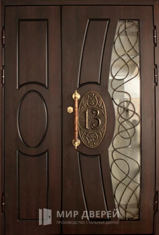 Фото «Входная дверь со стеклом в дом №110»