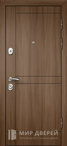 Фото «Металлическая входная дверь в частный дом МДФ шпон №14»