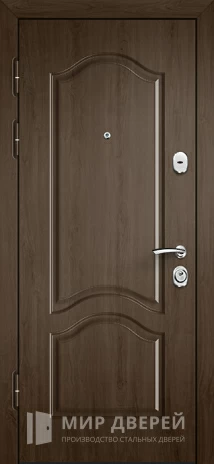 Фото 2 «Коричневая входная дверь с наличниками и доборами №8»