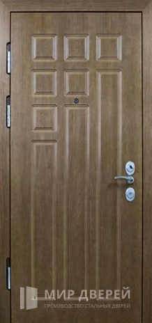 Фото 2 «Стальная дверь с МДФ панелью для деревянного дома №27»