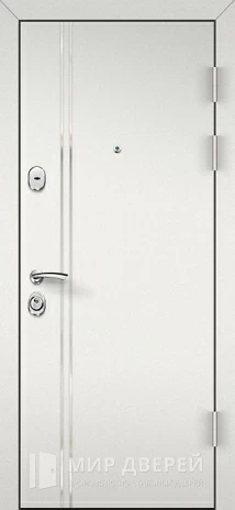 Фото «Входная дверь светлая с зеркалом №24»