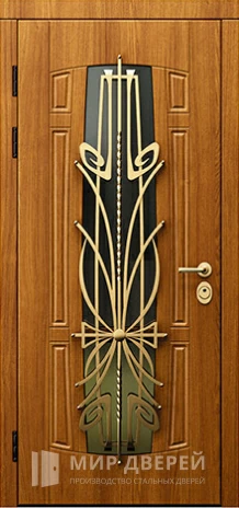 Фото 2 «Металлическая кованая дверь №9»