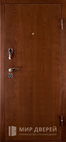 Фото «Металлическая входная дверь с ламинированной панелью и МДФ №76»