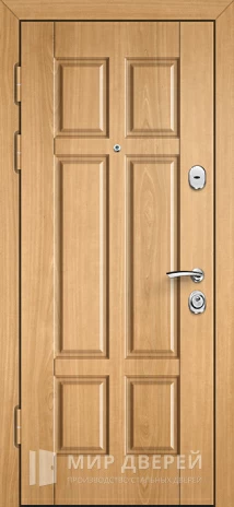 Фото 2 «Металлическая входная дверь в частный дом МДФ шпон №14»